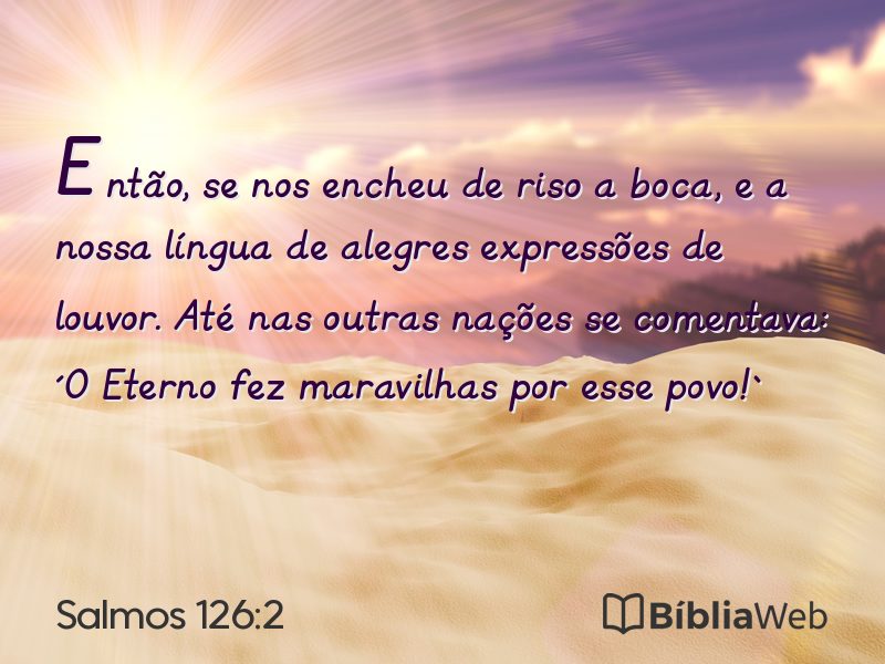 Salmos 126:2 em imagem para compartilhar