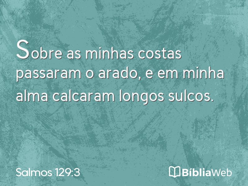 Salmos 129:3 em imagem para compartilhar