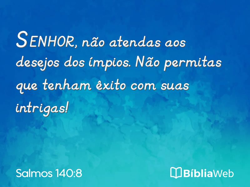 Salmos 140:8 em imagem para compartilhar