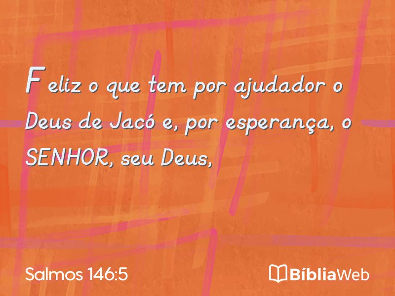 Salmos 146:5 em imagem para compartilhar