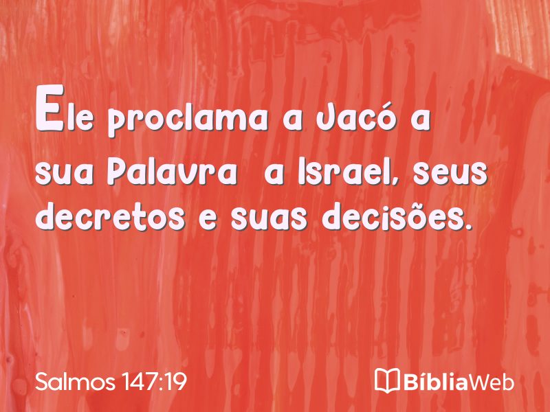 Salmos 147:19 em imagem para compartilhar