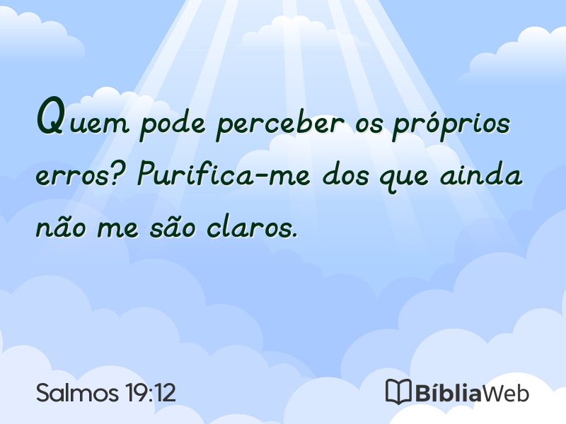 Salmos 19:12 em imagem para compartilhar