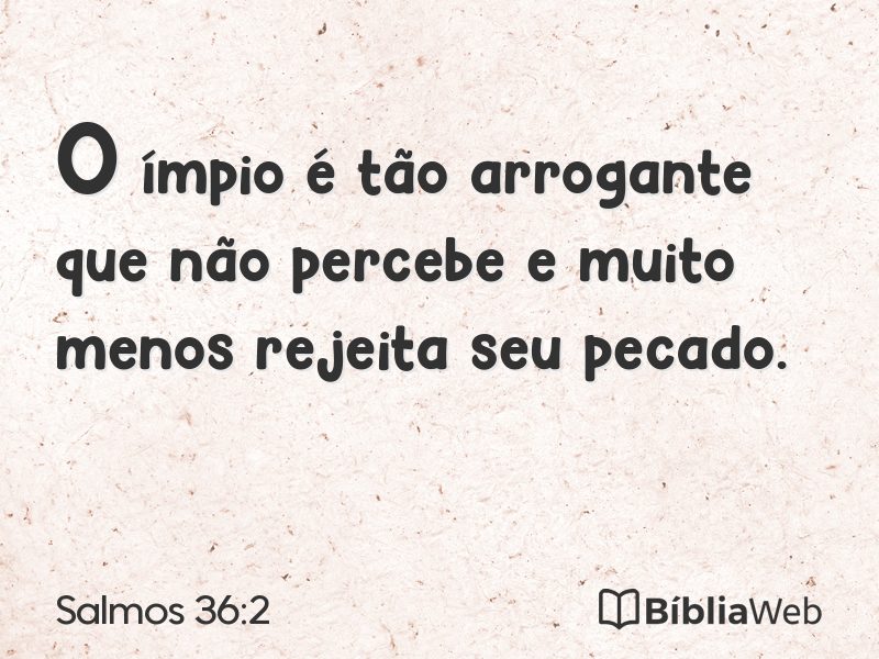 Salmos 36:2 em imagem para compartilhar