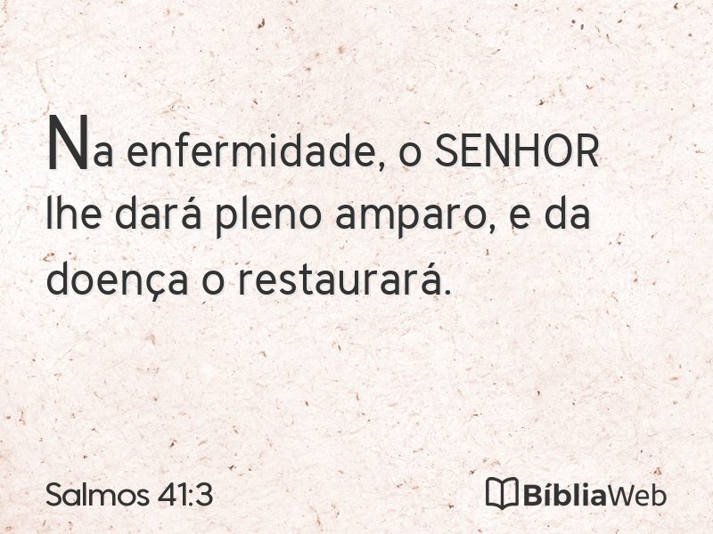 Salmos 41:3 em imagem para compartilhar