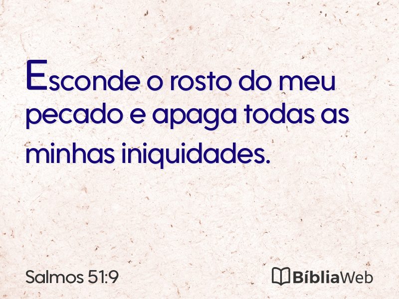 Salmos 51:9 em imagem para compartilhar