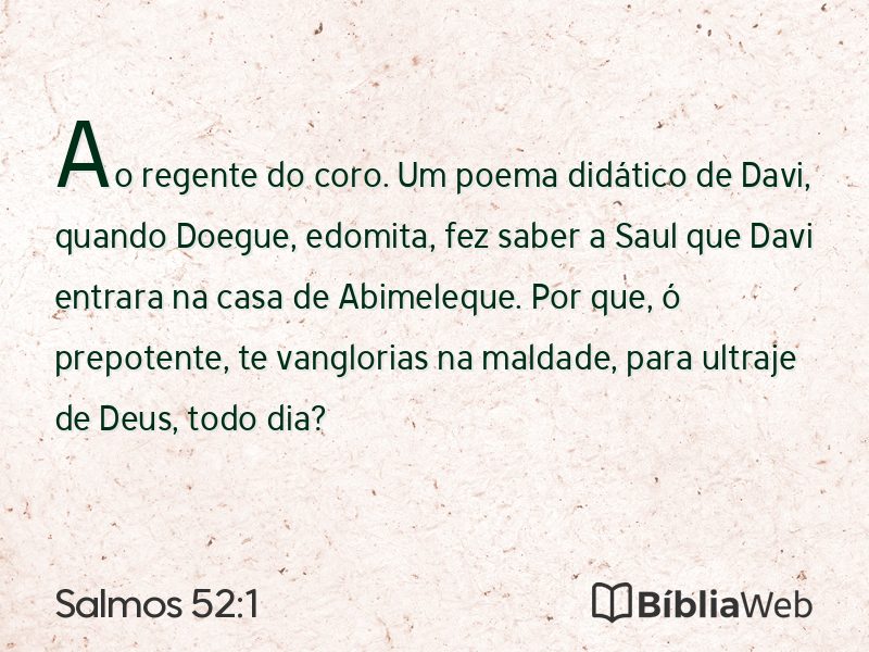 Salmos 52:1 em imagem para compartilhar