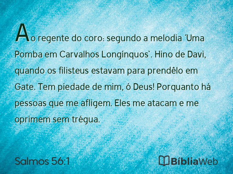 Salmos 56:1 em imagem para compartilhar