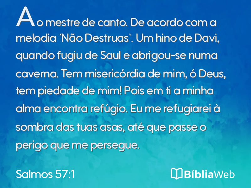 Salmos 57:1 em imagem para compartilhar
