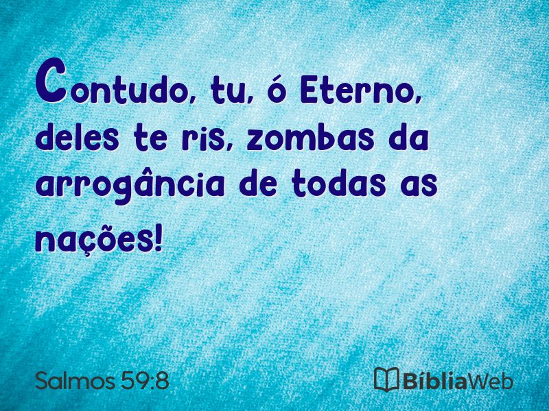 Salmos 59:8 em imagem para compartilhar