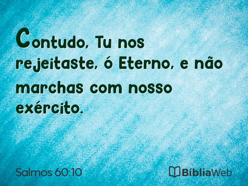 Salmos 60:10 em imagem para compartilhar