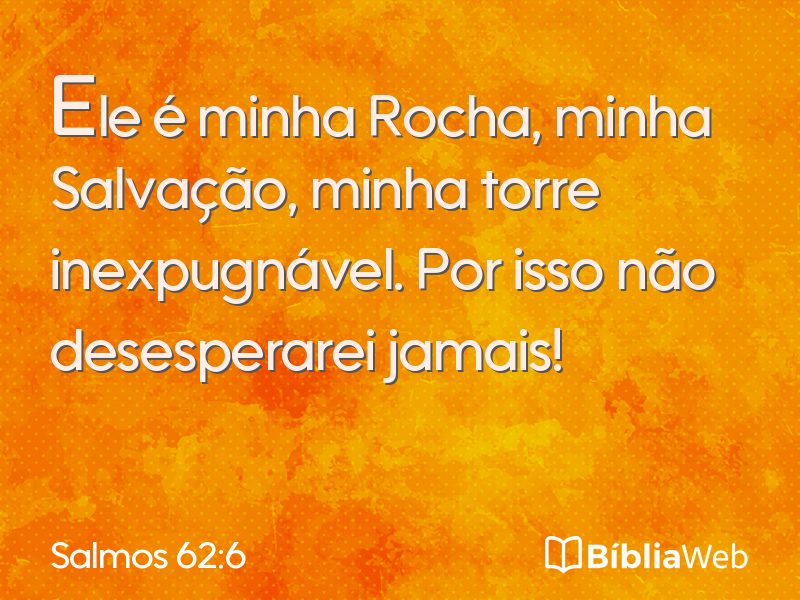 Salmos 62:6 em imagem para compartilhar