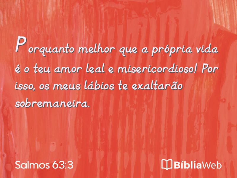 Salmos 63:3 em imagem para compartilhar