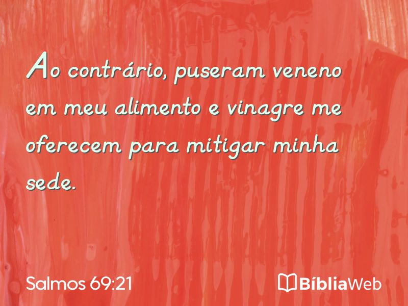 Salmos 69:21 em imagem para compartilhar
