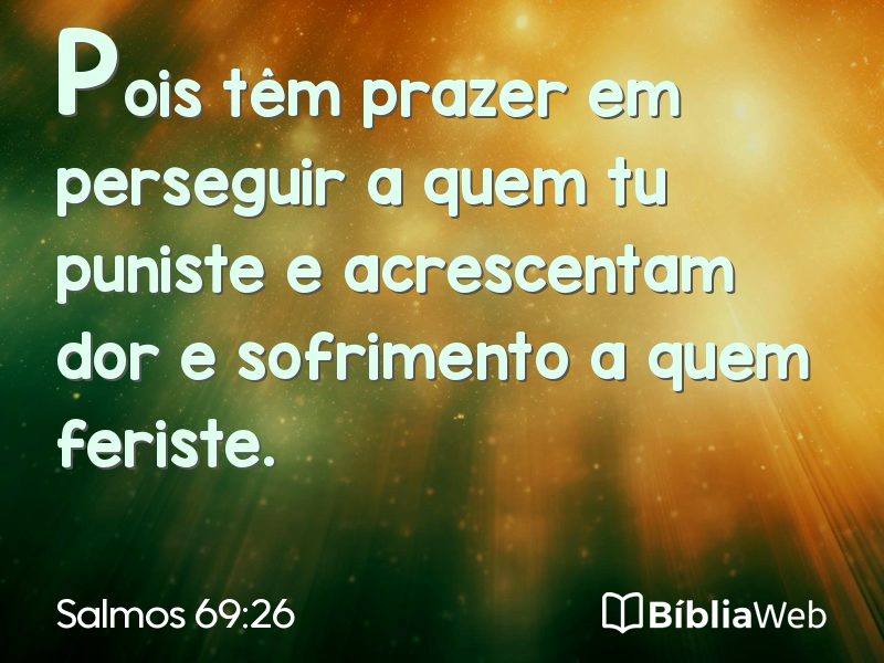 Salmos 69:26 em imagem para compartilhar