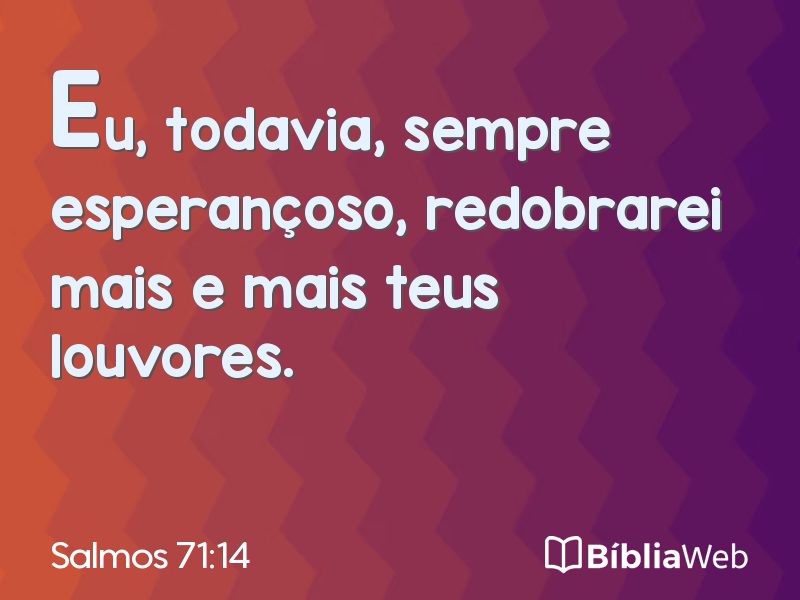 Salmos 71:14 em imagem para compartilhar