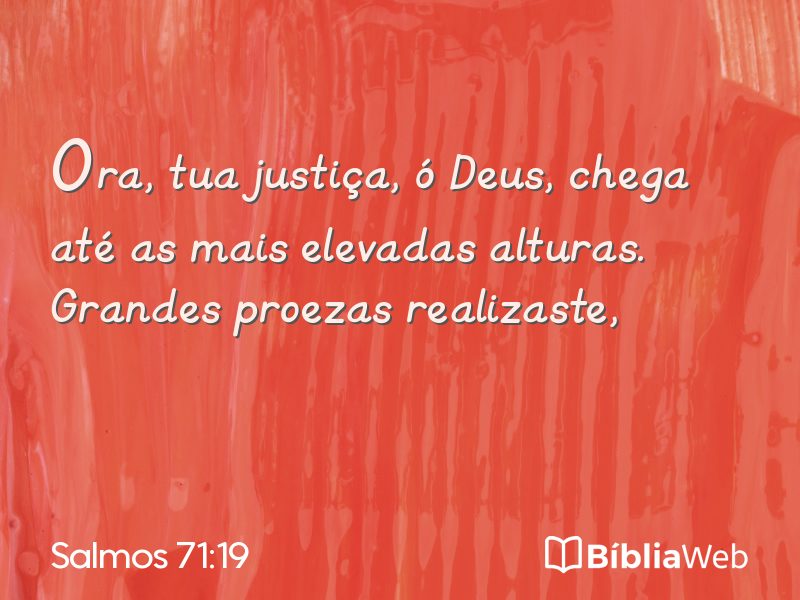 Salmos 71:19 em imagem para compartilhar