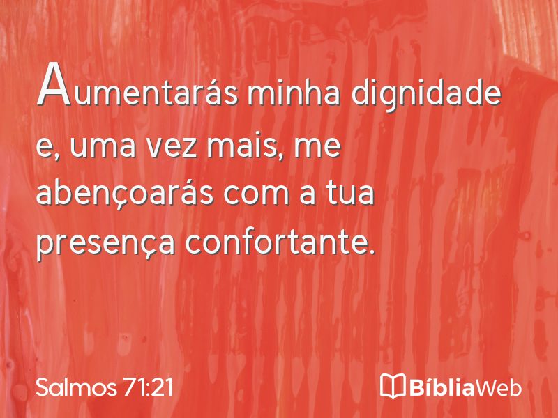Salmos 71:21 em imagem para compartilhar