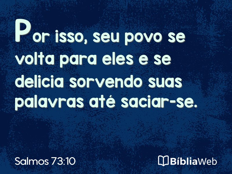 Salmos 73:10 em imagem para compartilhar