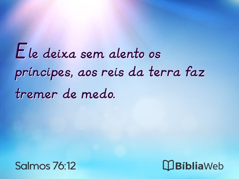 Salmos 76:12 em imagem para compartilhar
