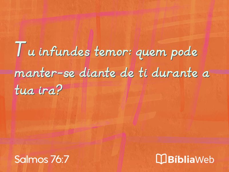Salmos 76:7 em imagem para compartilhar