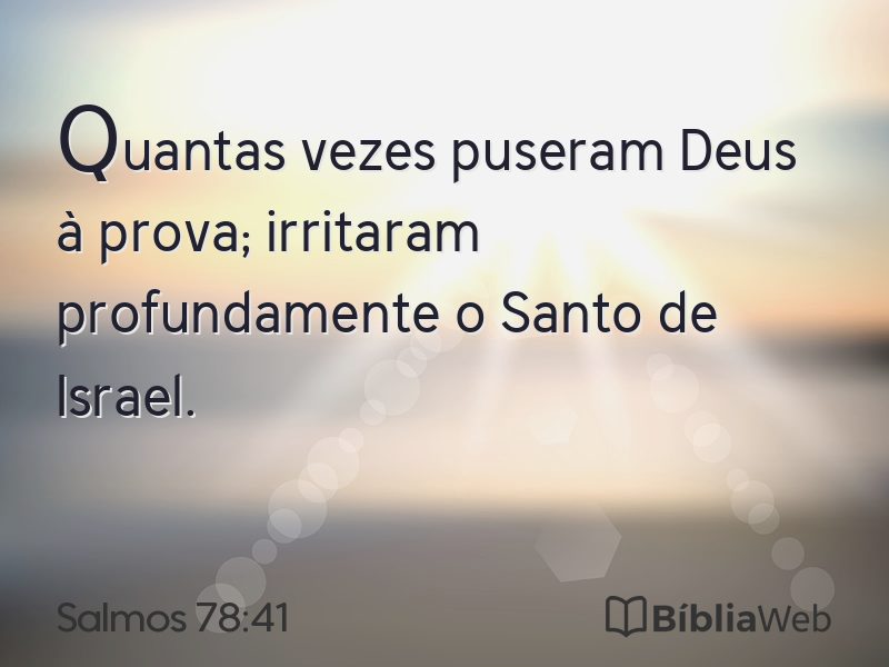 Salmos 78:41 em imagem para compartilhar