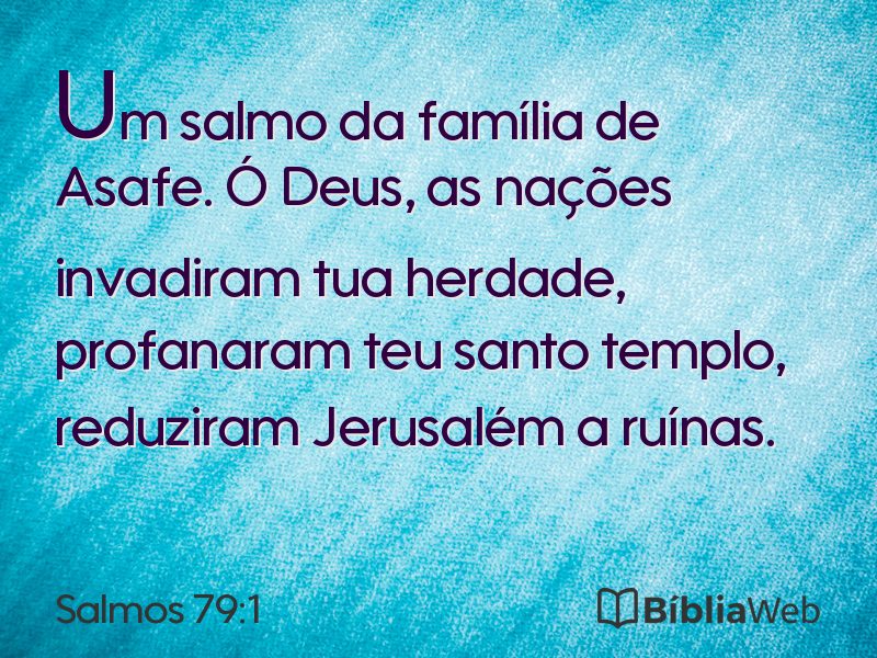 Salmos 79:1 em imagem para compartilhar