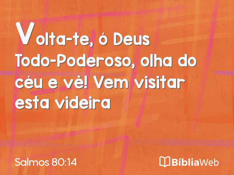 Salmos 80:14 em imagem para compartilhar
