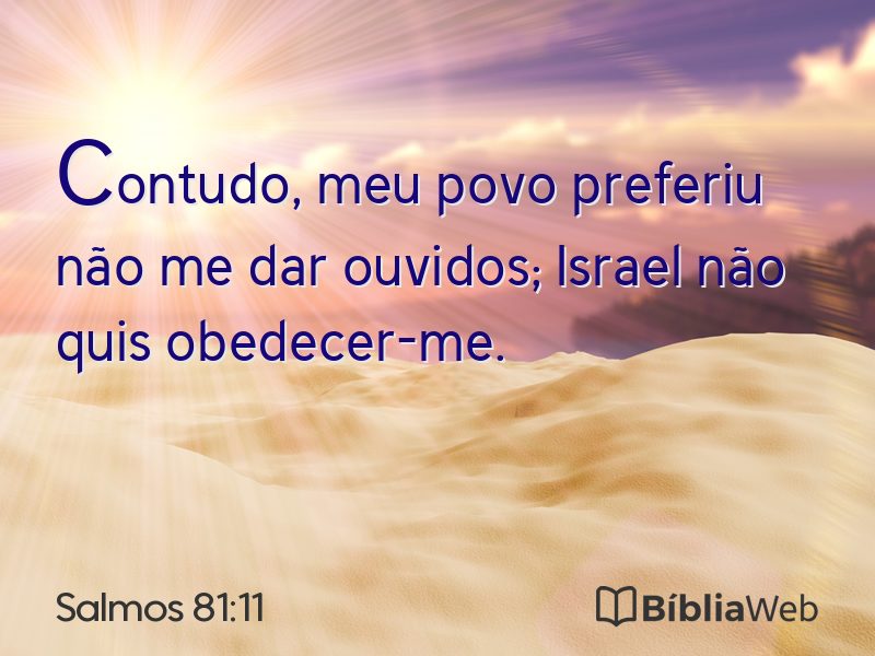 Salmos 81:11 em imagem para compartilhar