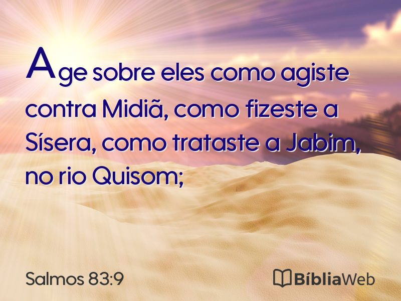 Salmos 83:9 em imagem para compartilhar