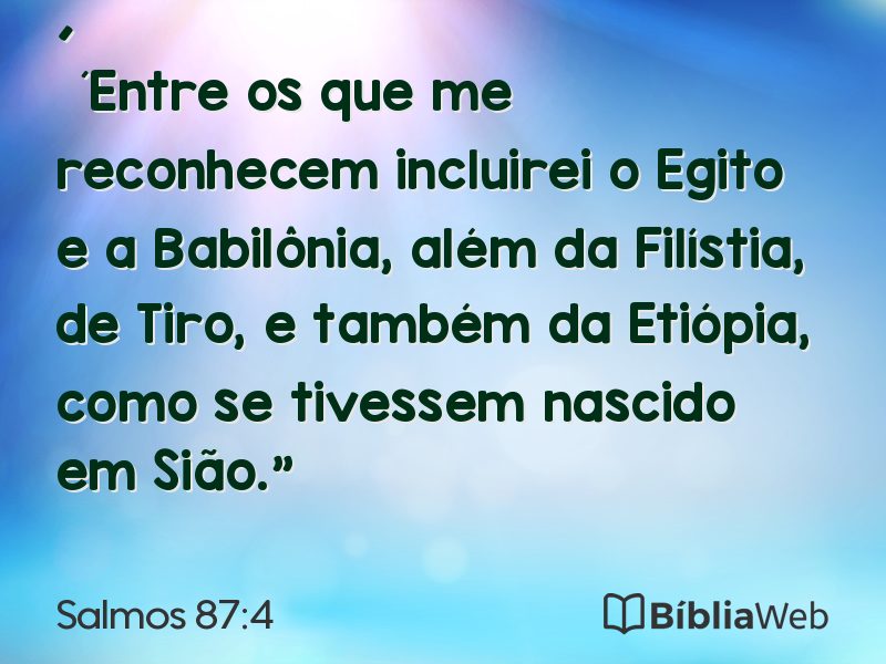 Salmos 87:4 em imagem para compartilhar