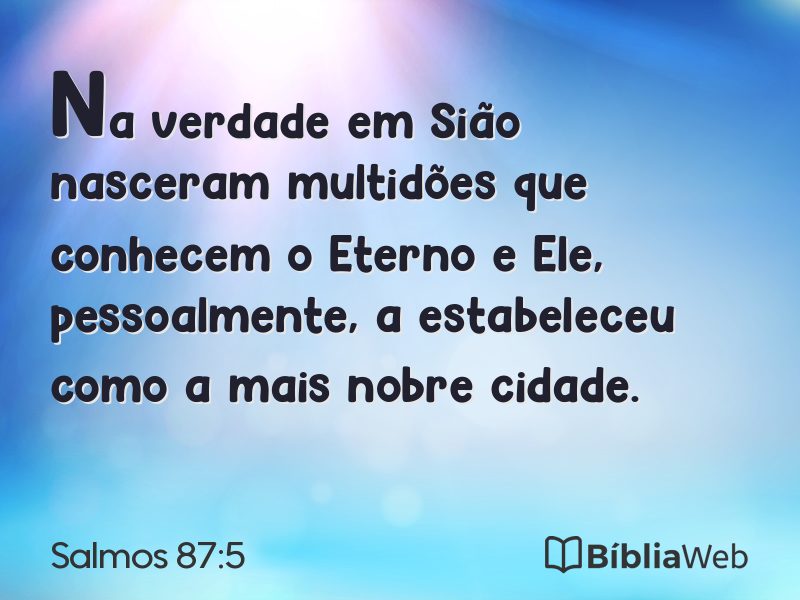 Salmos 87:5 em imagem para compartilhar