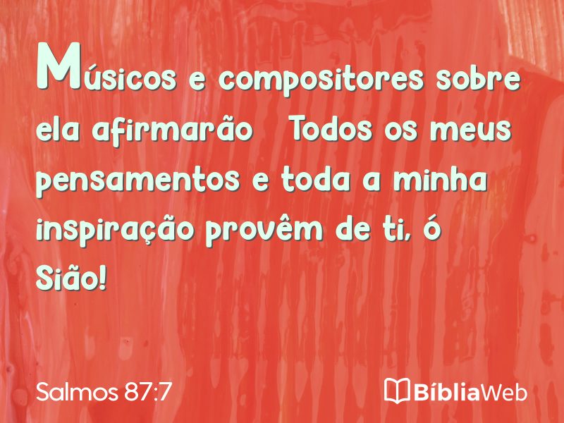 Salmos 87:7 em imagem para compartilhar
