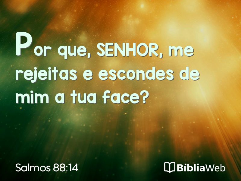 Salmos 88:14 em imagem para compartilhar