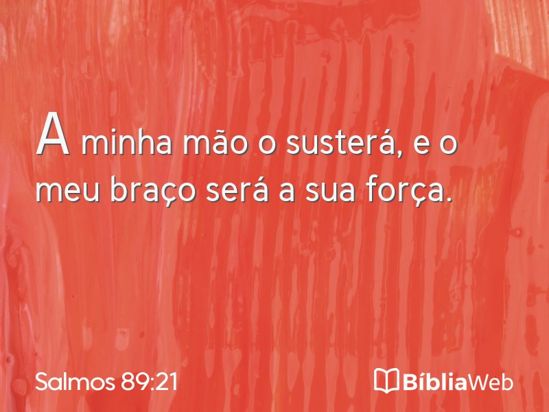 Salmos 89:21 em imagem para compartilhar