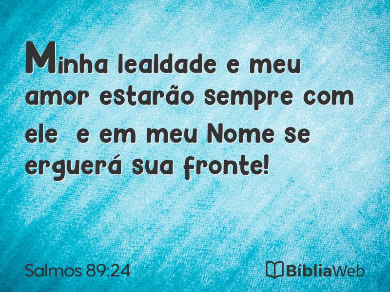 Salmos 89:24 em imagem para compartilhar