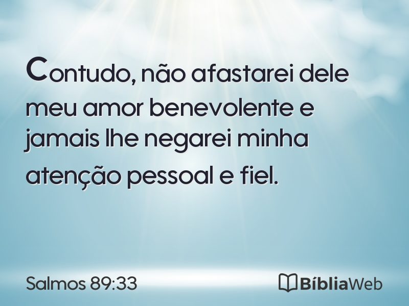 Salmos 89:33 em imagem para compartilhar