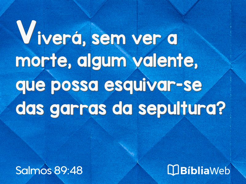 Salmos 89:48 em imagem para compartilhar