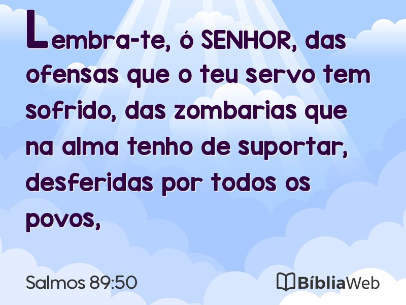 Salmos 89:50 em imagem para compartilhar
