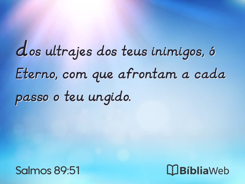 Salmos 89:51 em imagem para compartilhar