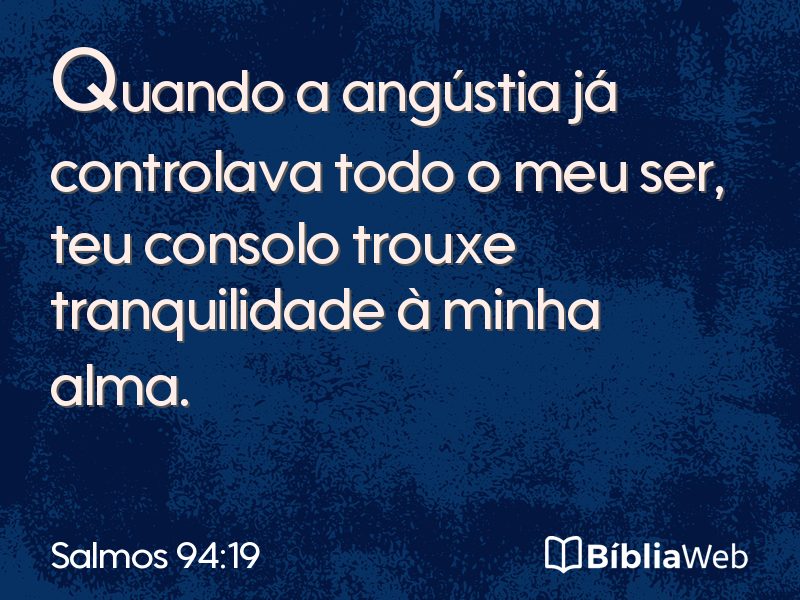 Salmos 94:19 em imagem para compartilhar