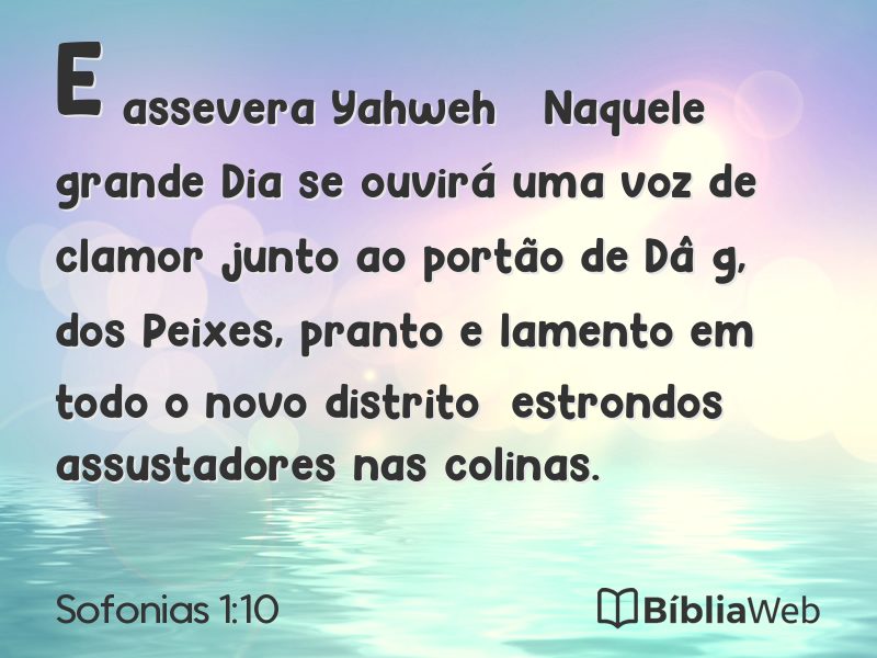 Sofonias 1:10 em imagem para compartilhar