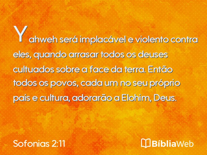 Sofonias 2:11 em imagem para compartilhar