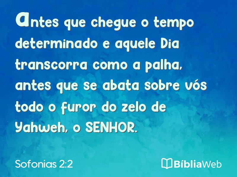 Sofonias 2:2 em imagem para compartilhar