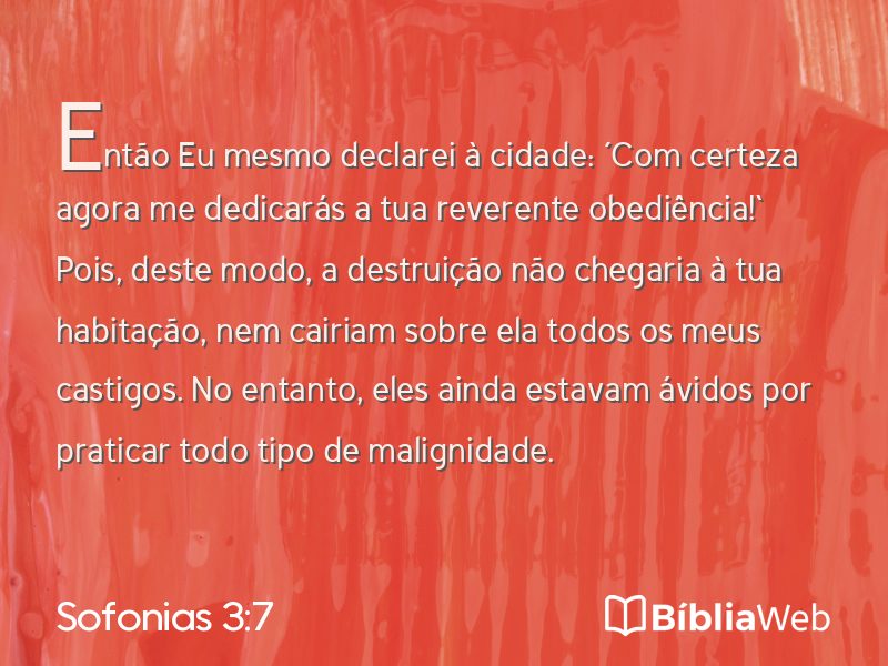 Sofonias 3:7 em imagem para compartilhar