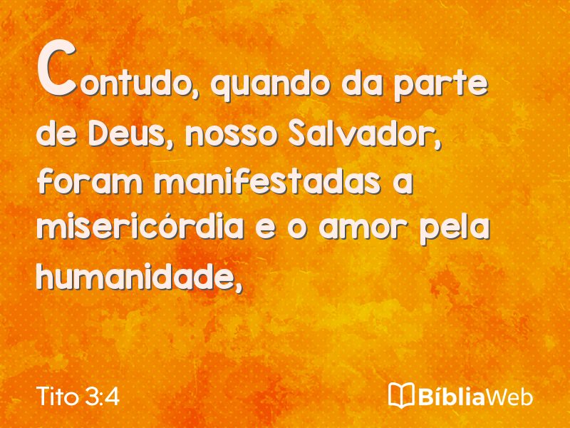 Tito 3:4 em imagem para compartilhar