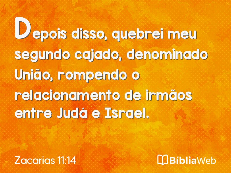 Zacarias 11:14 em imagem para compartilhar