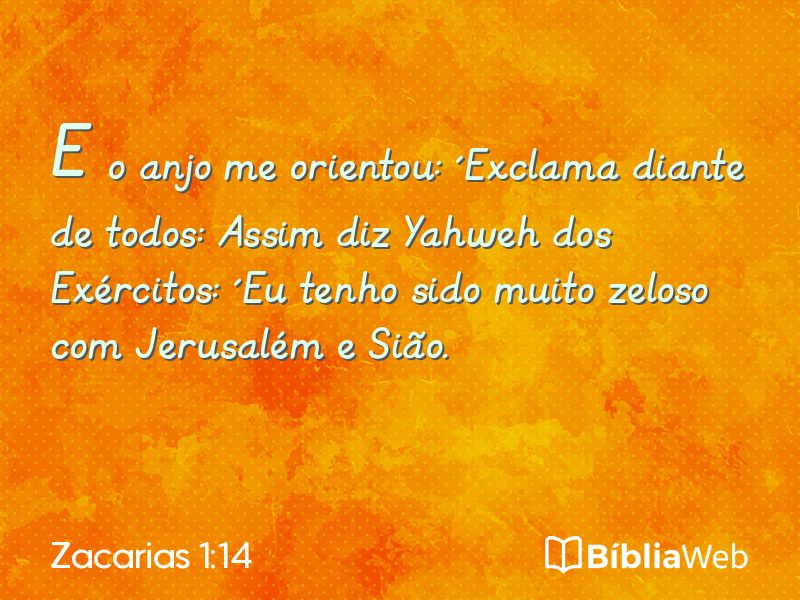 Zacarias 1:14 em imagem para compartilhar