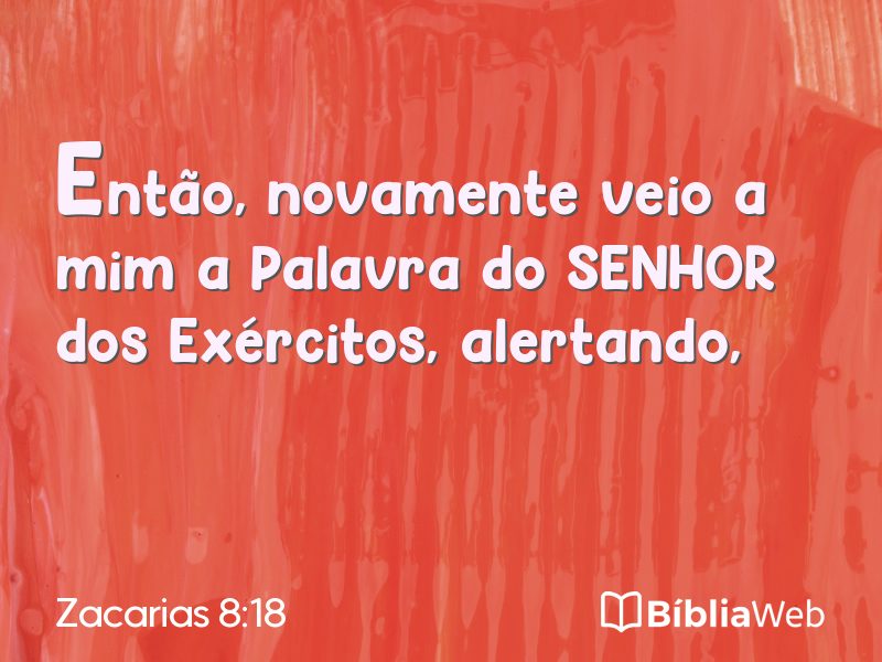 Zacarias 8:18 em imagem para compartilhar