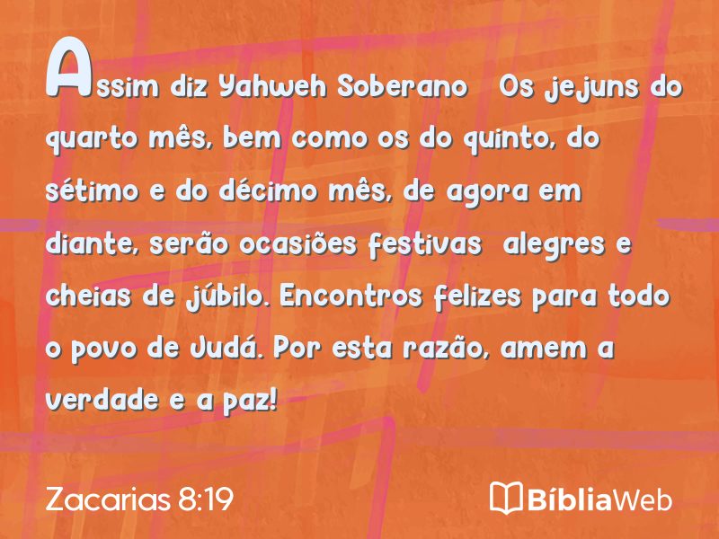 Zacarias 8:19 em imagem para compartilhar