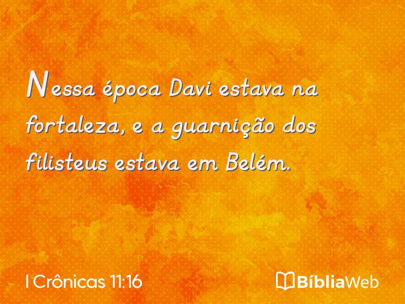 I Crônicas 11:16 em imagem para compartilhar